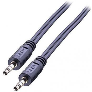 Lindy 35643 cable de audio 3 m 3.5mm Negro - Cables de audio