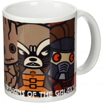 Taza Marvel Kawaii de 320 ml - Guardianes (Blanca)