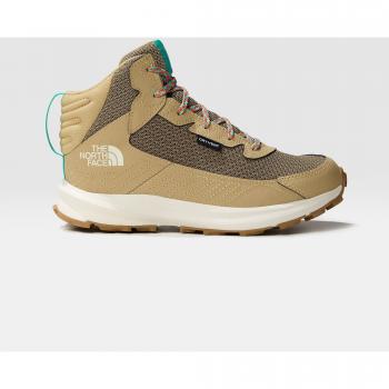 Botas de senderismo para niños The North Face Fastpack Hiker Mid Waterproof beige marrón tamaño 39