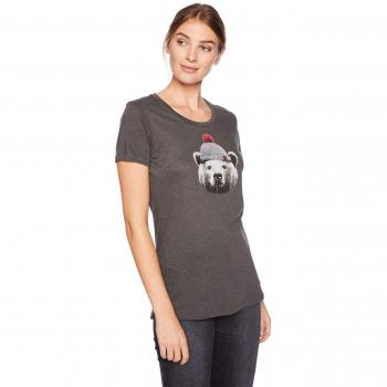 Columbia Unbearable tee Camiseta de Manga Corta, Mujer, Gris