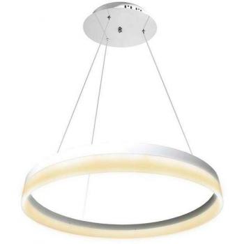 Luminaria colgante LEDBOX RING 50W Ø80cm blanco cálido