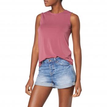 Vero Moda Vmalberta S/l Lace Top Sb7 Camiseta sin Mangas, Rosa Hawthorn Rose, Medium para Mujer