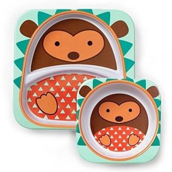 Skip Hop Zoo - Set vajilla, diseño hedgehog, multicolor