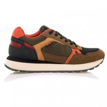 Zapatillas Deportivas MTNG Joggo_R Marrón para Hombre con Cierre de Cordones y Puntera Redonda