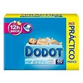 DODOT T/2 3-6 KG 40 U PACK 1 SEMANA