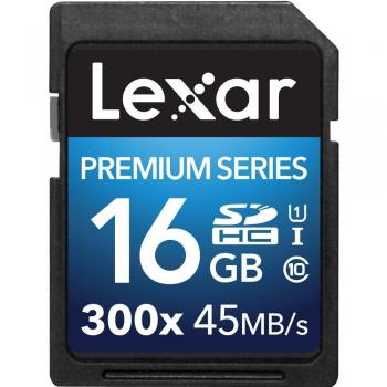 Lexar Premium II - Tarjeta de memoria SDHC de 16 GB