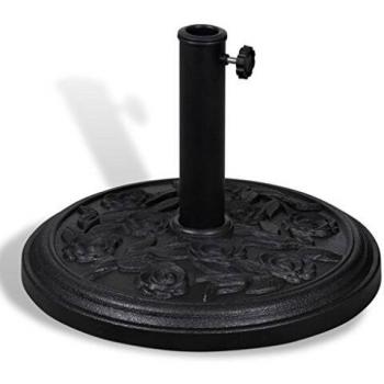 vidaXL Resin Round Parasol Base