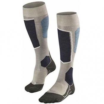 FALKE ESS - Rodillera para Mujer, Mujer, Color Mid Grey Melange, tamaño Size 35-36