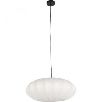 Lámpara colgante Sparkled Light - Blanco y Negro - Metal y Cristal - 60 cm - E27