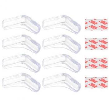 Hauck Corner Me 3 Furniture Corner Protector, Square, Pack of 8