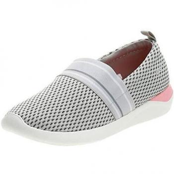 Crocs LiteRide Mesh Slip On W, Mocasines Mujer, Blanco