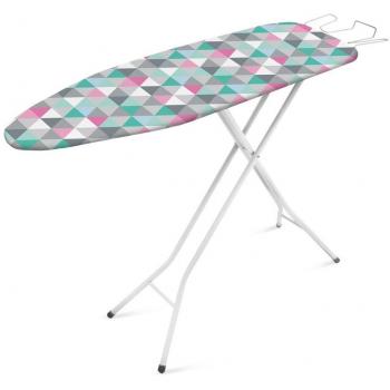 Metaltex Vega - Tabla de Planchar, Tapizado Triángulos, 109x33cm