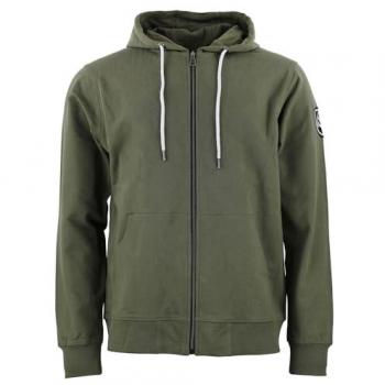 Peak Mountain French Terry Full-Zip Cotton Sweatshirt