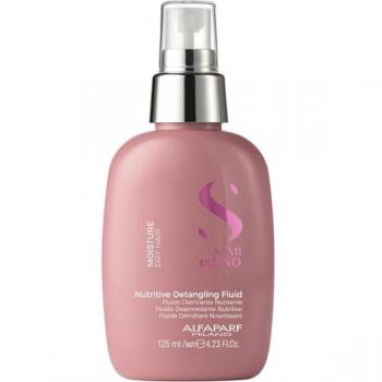 Alfaparf Milano Semi Di Lino Moisture Nutritive Detangling Fluid - Leave-In Hydrating Treatment for Dry Hair, 125ml