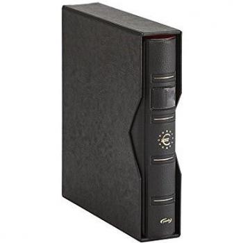 Pardo 152352 - Album de monedas 4 anillas, color negro