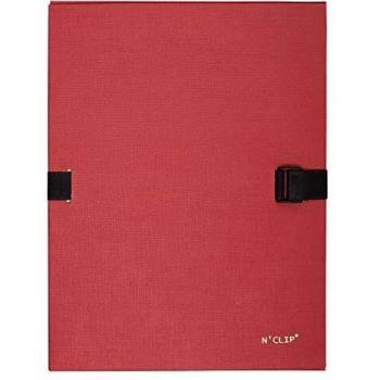 Exacompta 21509E - Carpeta con lomo extensible y una solapa, Rojo