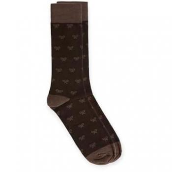 Calcetines Multiraquetas Marrón para Hombre Silbon