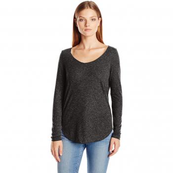 Vero Moda 10158658, Camiseta de Manga Larga Para Mujer, Negro