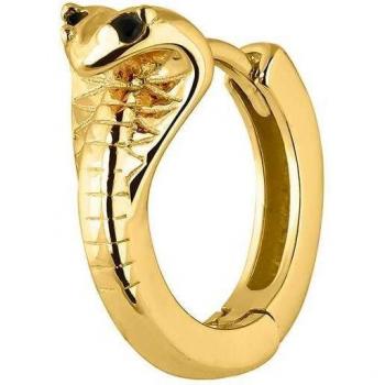 Ear Candy - Piercing de aro Cobra de plata bañado en oro amarillo 18k