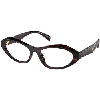 Prada PR A21VF Asian Fit 17N1O1 Women’s Eyeglasses Tortoiseshell Size 55 (Frame Only) - Blue Light Block Available