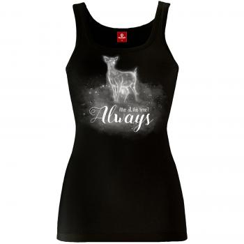 Harry Potter Always Top Mujer Negro L
