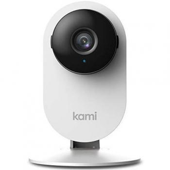 KAMI Mini Cámara Wifi 1080p con Detección Facial por YI Technology, Cámara de Vigilancia Interior con Detección de Rostro Humano, Visión Nocturna, Inteligencia Artificial, Nube, Compatible con microSD