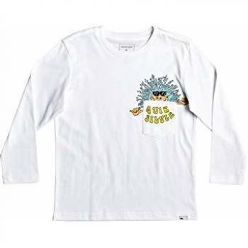 Quiksilver - Camiseta de Manga Larga - Niños 2-7 - 6 - Blanco