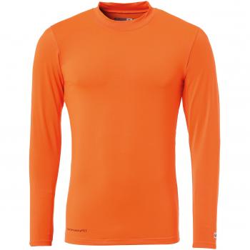 uhlsport Distinction Colors Baselayer Camiseta De Entrenamiento, Hombre, Naranja Fluor, 140
