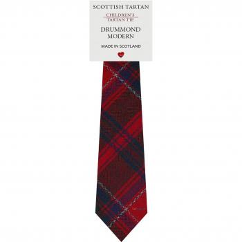 Boys All Wool Tie Woven Scotland - Drummond Modern Tartan
