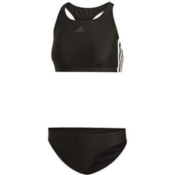 adidas Fit 2pc 3s Traje de Baño, Mujer, Negro