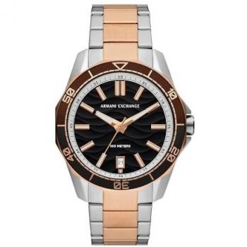 Reloj Armani Exchange Spencer AX1962 Hombre Acero Inoxidable, Esfera Negra, Cronógrafo, Resistente al Agua hasta 50 metros, Movimiento de Cuarzo