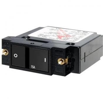 Blue Sea 7403 15 Amp Single Pole Flat Rocker Circuit Breaker