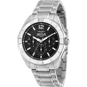 Reloj Cronógrafo Sector 790 Hombre, Cuarzo, 42 mm, Acero Inoxidable, Resistente al Agua 100M