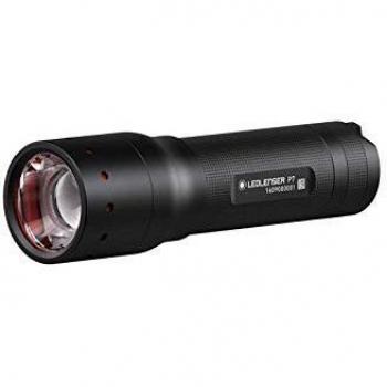 Ledlenser Linterna de bolsillo LED multiusos P7, 450 lúmenes, enfocable, haz de luz de 300m, funcionamiento con 4 pilas AAA, incl. pilas