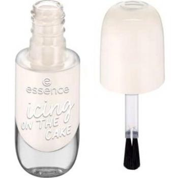 Esence Gel de uñas, esmalte de uñas, n.º 03 icing On the Cake blanco, resultado exprés, duradero, natural, gelatina, brillante, sin acetona, vegano, sin micropartículas de plástico