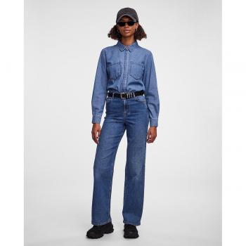 Vaqueros Anchos Pieces HW Wide Jeans - Alta Calidad