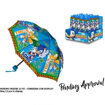 Paraguas Plegable 52 cm Sonic de Pequeños Gigantes