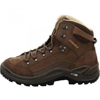 Lowa Women's Renegade LL Mid Brown Nubuck Leather Hiking Boots Size 42