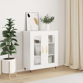 Armario aparador blanco de madera multicapa y de ingeniería 69,5x34x90 cm