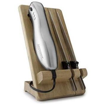 Gastroback 41600 eléctrico dentado, 2 Juegos de Cuchillas Desmontables, 120 W, 0 Decibeles, Metal