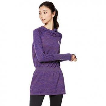 Odlo Hoody Midlayer Millennium Yakwarm Chaqueta, Mujer, Clematis Blue Melange, S