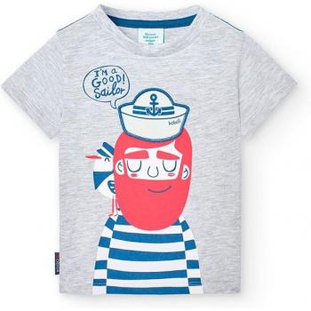 Camiseta punto de bebé niño Boboli 338105 GRIS