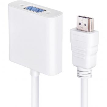 Prolinx H2.V - Cable Adaptador HDMI a VGA 1080p, Blanco