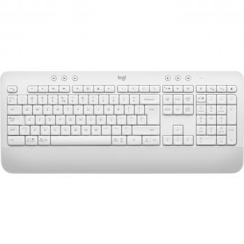 Teclado Logitech Signature K650 - Inalámbrico Bluetooth 5.1 - QWERTZ Checo - Blanco Off-White