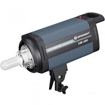 Bresser CM-400 - Flash para Estudio fotográfico con Pantalla táctil y luz de Flash Ajustable