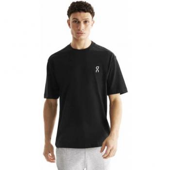 On Men's Black Tennis T-Shirt - Size M