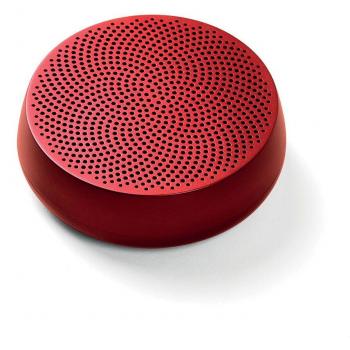 Altavoz Bluetooth Lexon Mino+ L de aluminio rojo