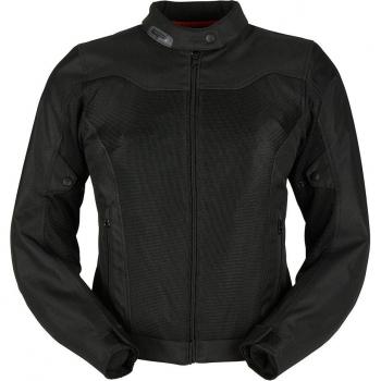Chaqueta de moto mujer Furygan Mistral Evo 3 Negra textil para motocicletas