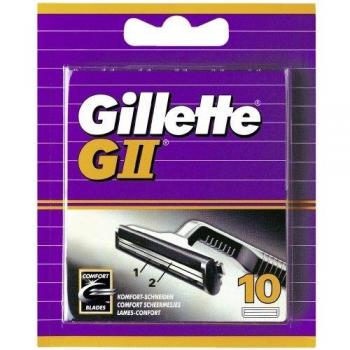 Gillette GII - Cuchillas de afeitar, 10 uds., 10 piezas