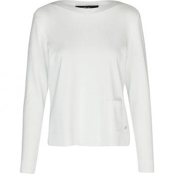 Suéter crema Marc Cain con bolsillo delantero, talla 36 para mujer